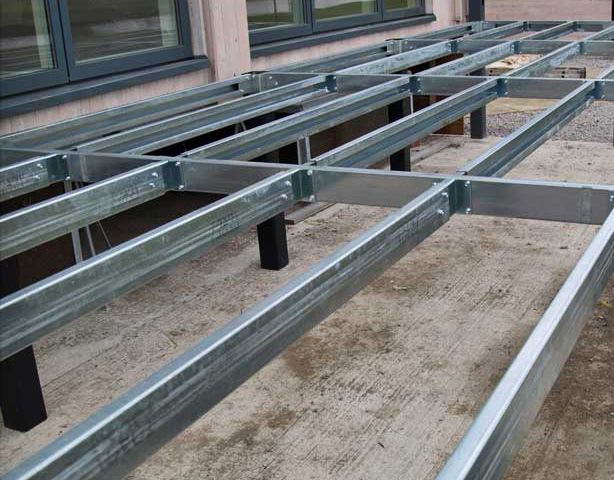 Galvanised Steel Deck Frame