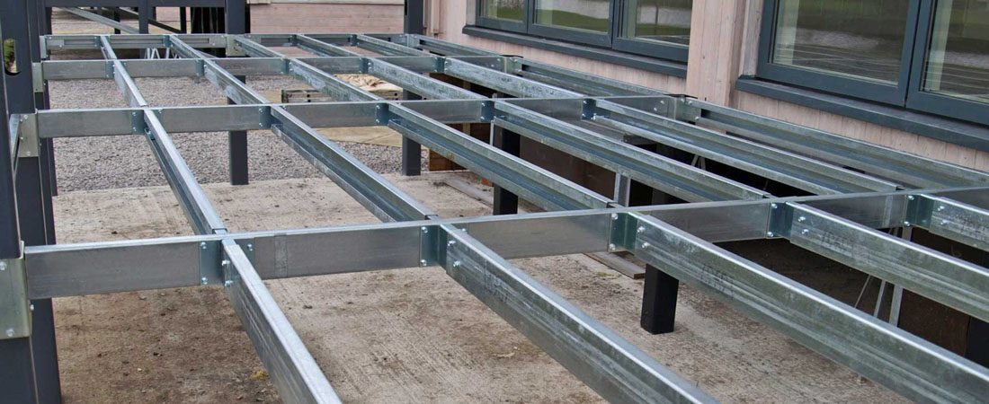 Galvanised Steel Deck Frame
